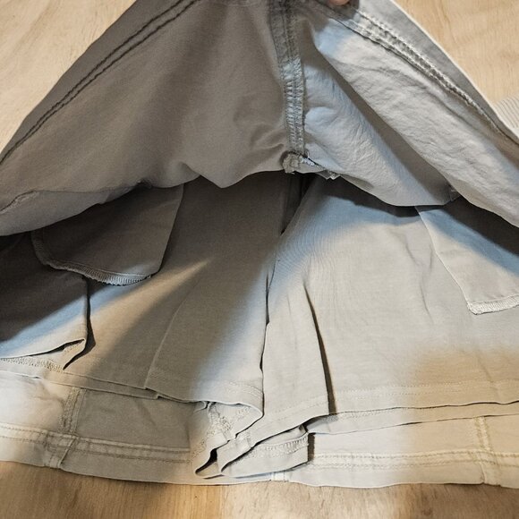 American Eagle Plus Size 18 Light Brown Short Cargo Skort Y2K - Picture 3 of 7